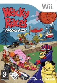 Wacky Races Crash and Dash Wii US box art